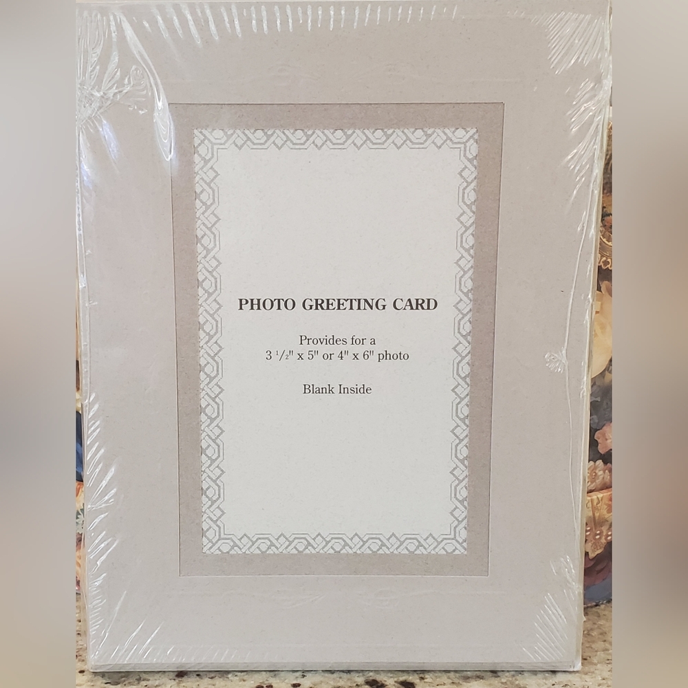 NWT, FREE WITH PURCHASE! Blank, Empty Photo Greeting Cards - Picture 3 of 5